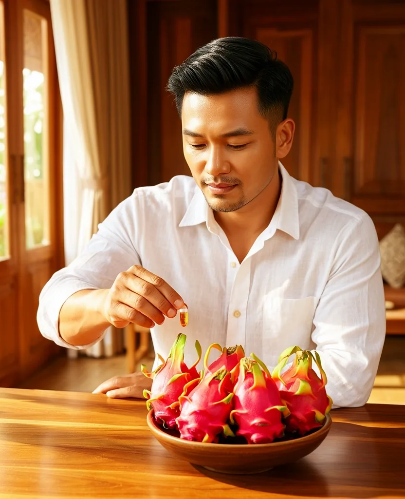 A modern man prioritizing wellness routines